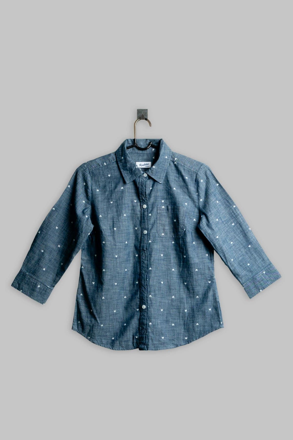 Slate Linen Relaxed Shirt